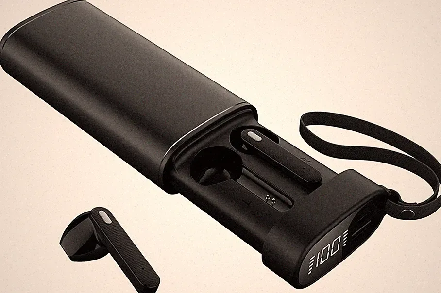 Nabo T-Power Bluetooth-Kopfhörer | Siri kompatibel| schwarz| inkl. Powerbank NEU