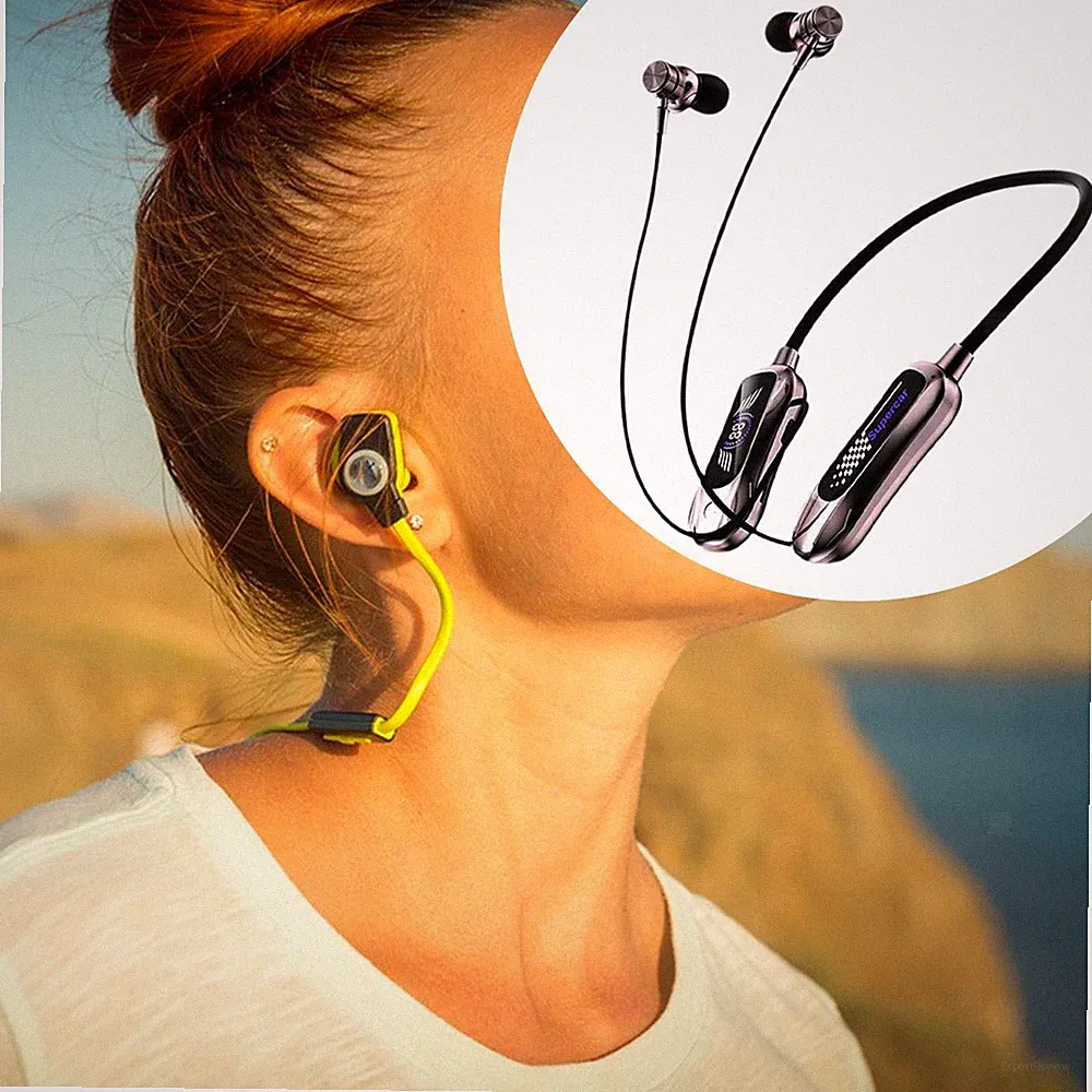 Nackenbügel-Headset mit Mikrofon für Gaming, Sport, Radfahren und