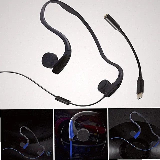 Nackenbügel-Headset Sprachsteuerung Leichtgewicht für Laufsport-Handys