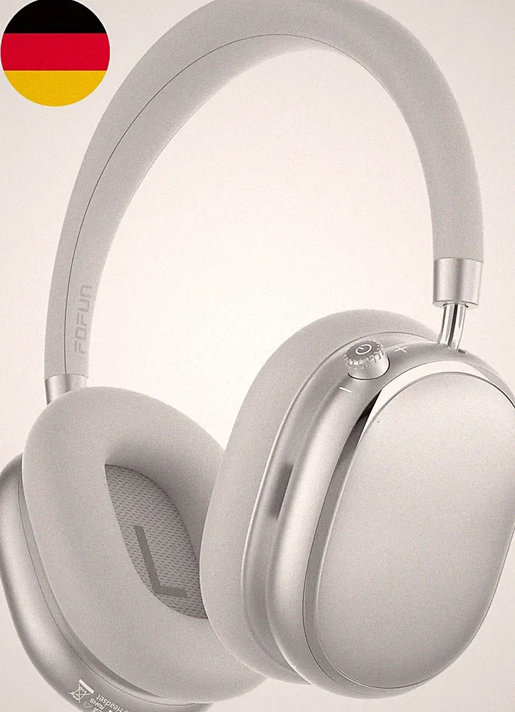 NC95 Kopfhörer Kabellos Bluetooth 6.0,Hybrid Noise Cancelling Kopfhörer Mit Dreh