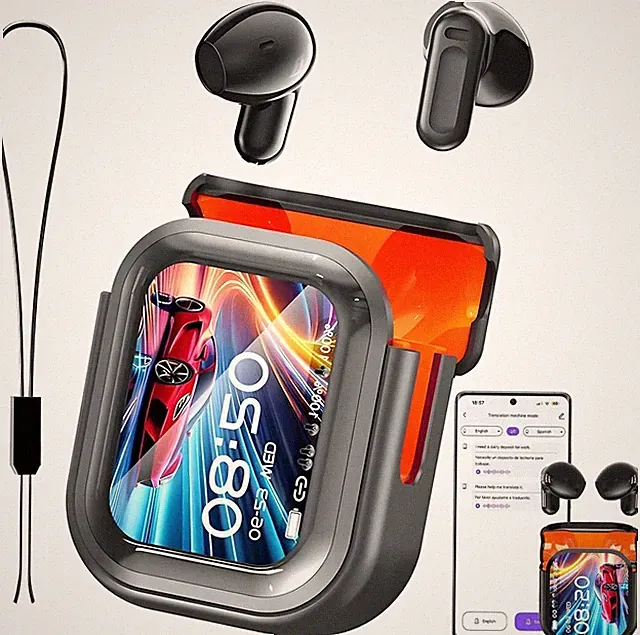 NE20 KI Übersetzungskopfhörer in 165 Sprachen & 7 Mode - Bluetooth 6.0 Sprachübe
