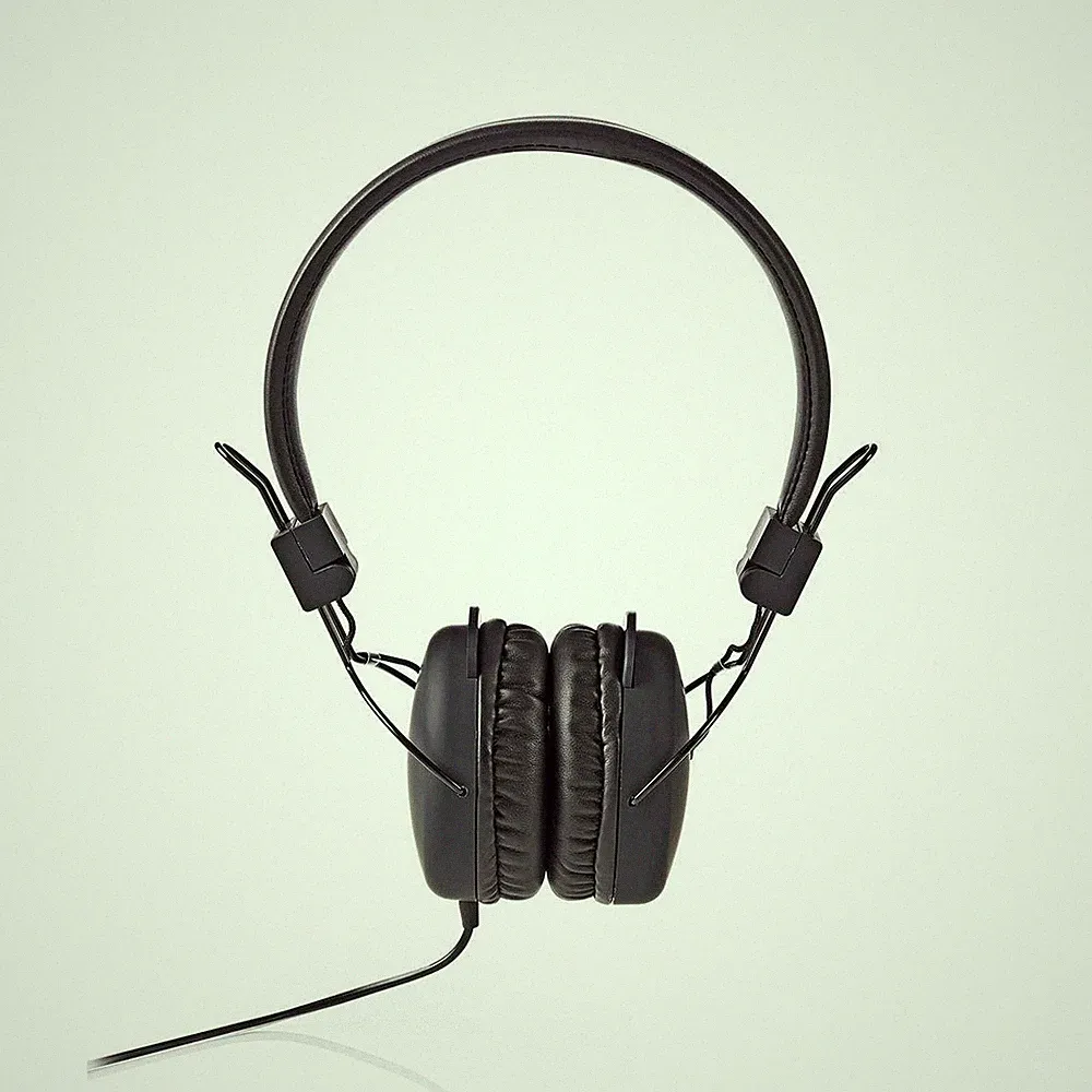 Nedis On-Ear-Kopfhörer mit Kabel - 3.5 mm - Seillänge: 1.20 m - Schwarz