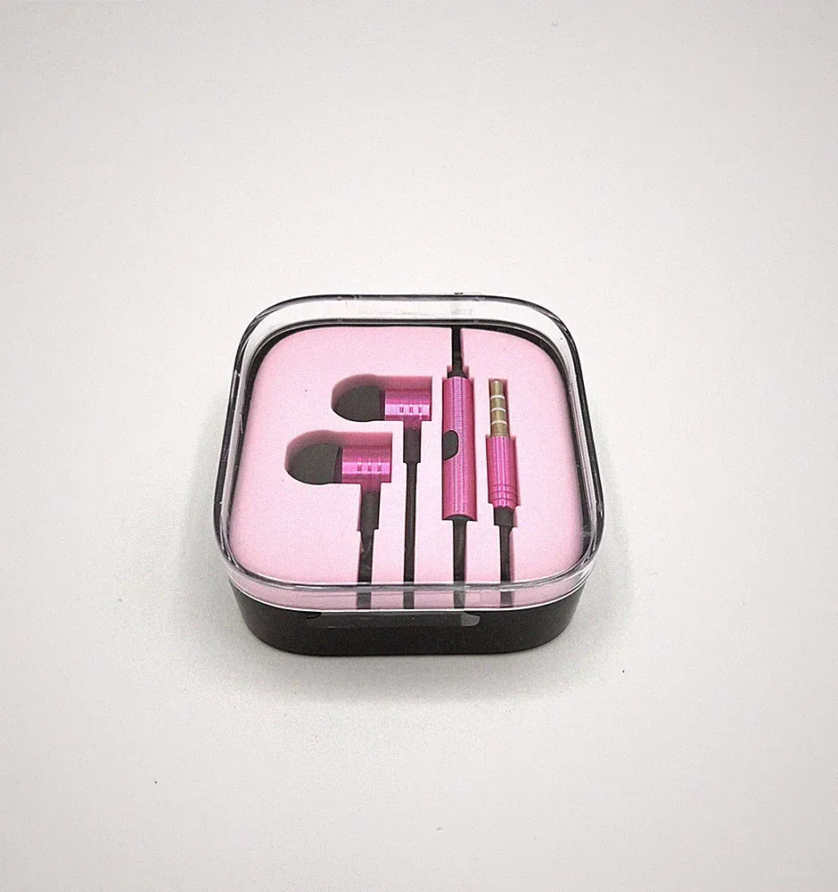 Neu 3.5mm in-Ear Kopfhörer Stereo Ohrhörer Verkabelt Mic für Handy Laptop MP3