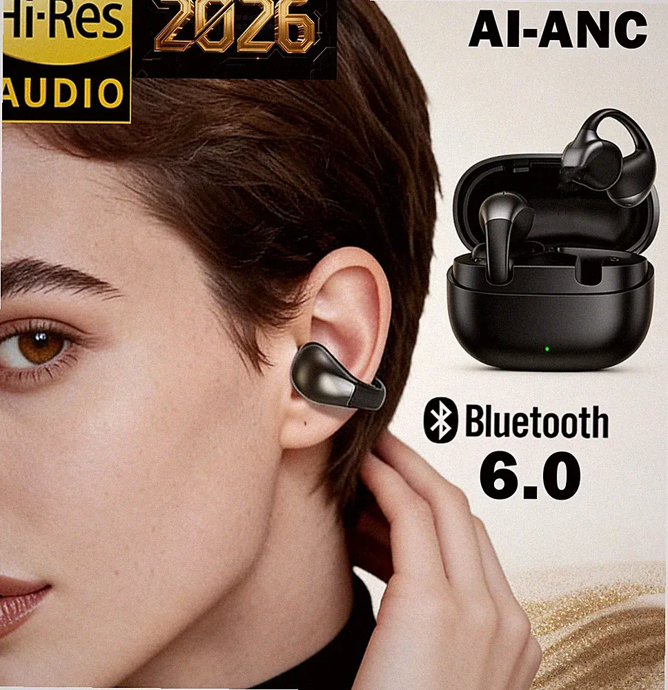 NEU AI-ANC Bluetooth Kopfhörer,In Ear Kopfhörer Bluetooth 6.0 Kopfhörer Kabellos