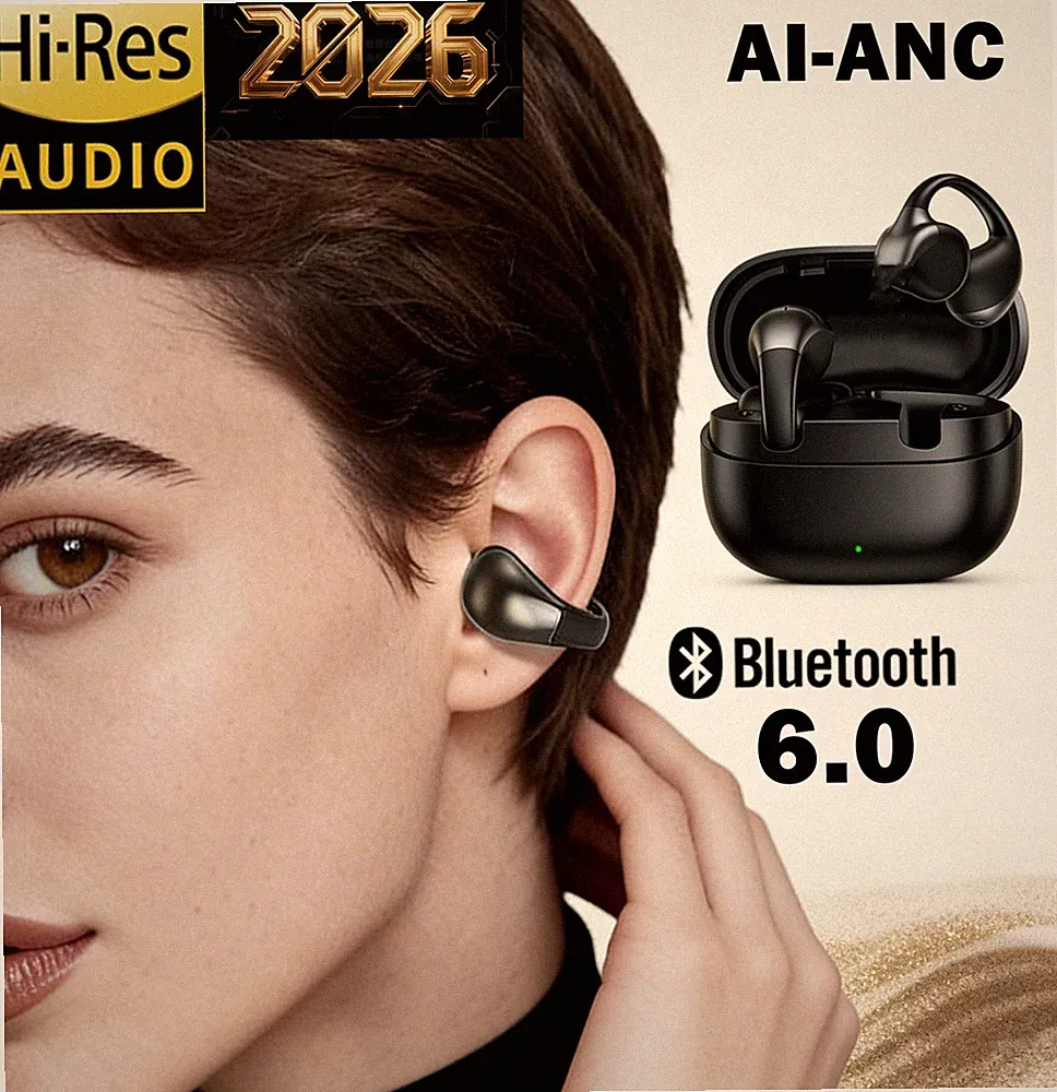 NEU AI-ANC Bluetooth Kopfhörer,In Ear Kopfhörer Bluetooth 6.0 Kopfhörer Kabellos