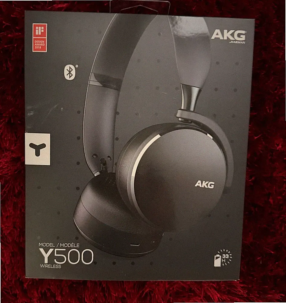NEU AKG Y500 Wireless Bluetooth Kopfhörer - Schwarz