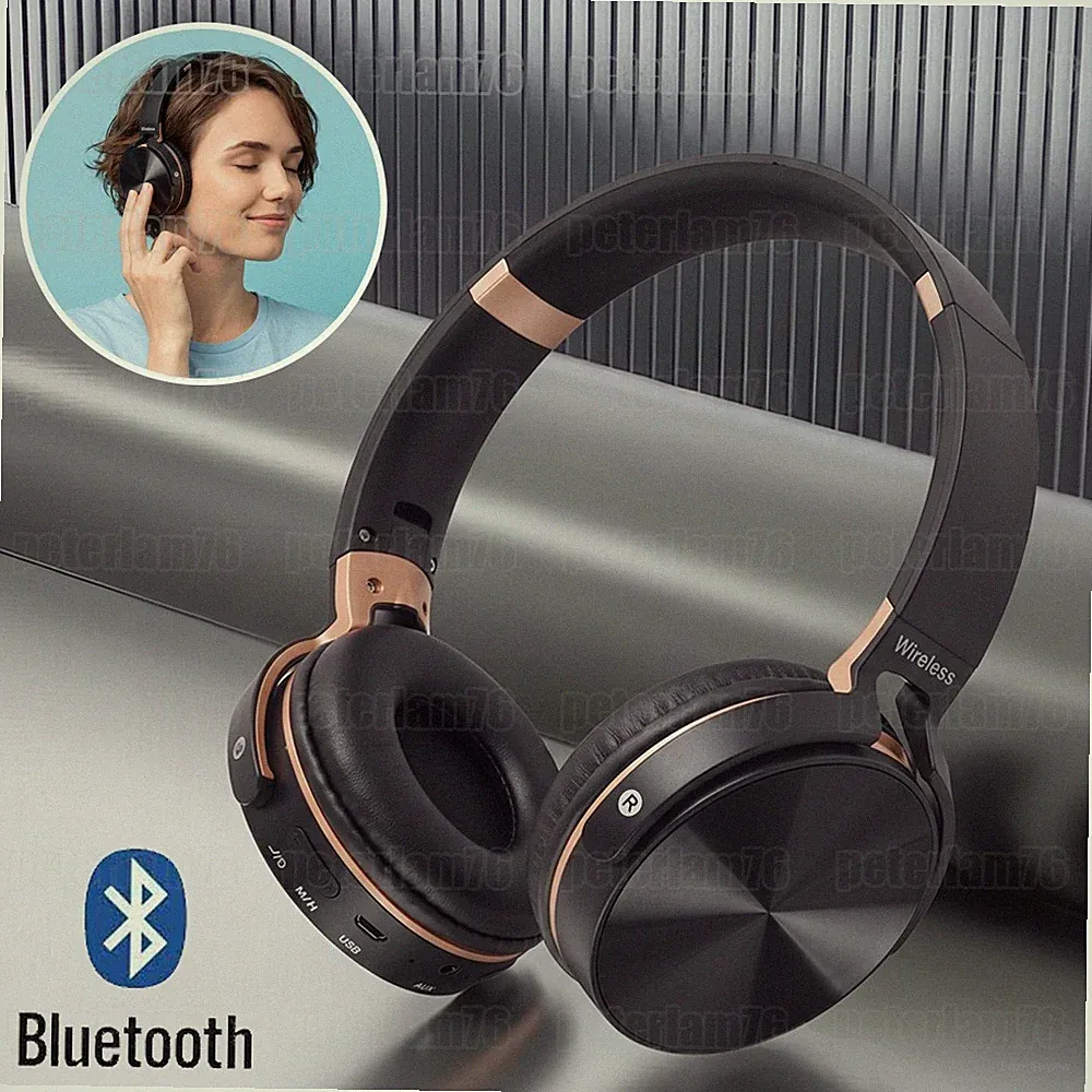 NEU Bluetooth Kopfhörer Over Ear Kabellos HiFi Stereo Wireless Headset Headphone