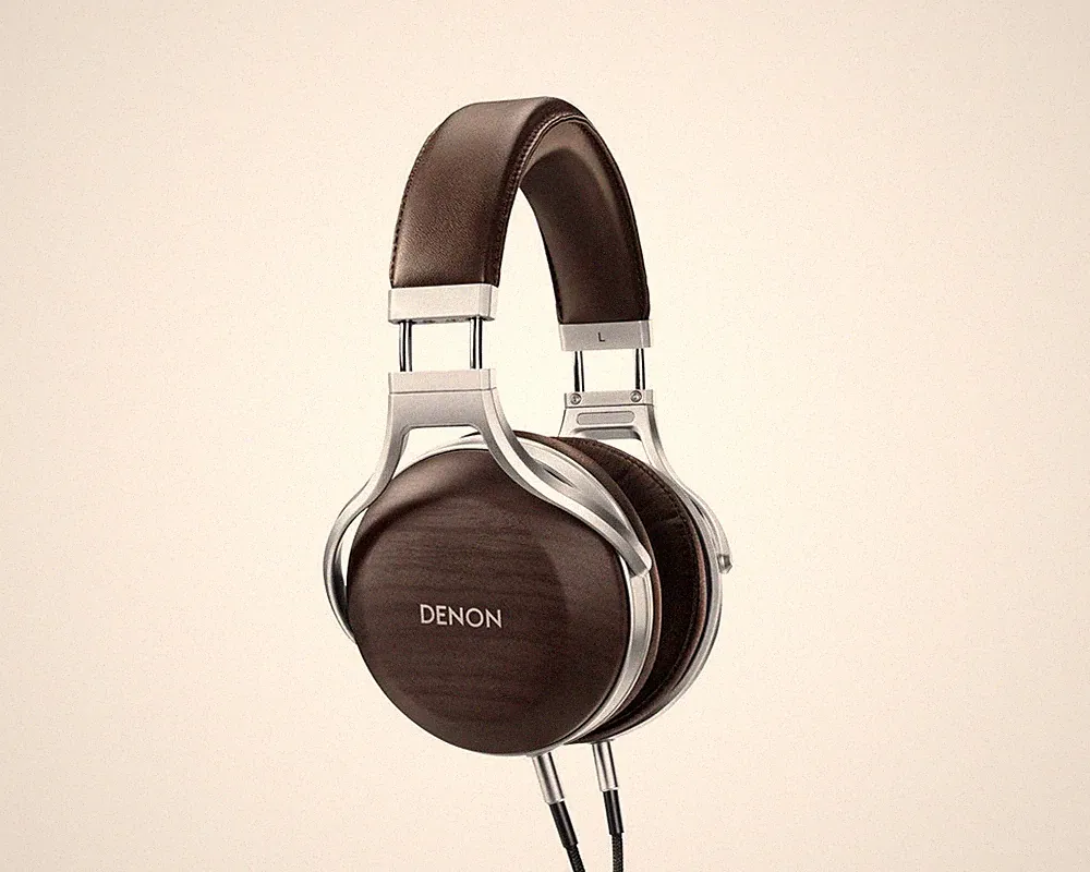 [Neu] DENON AH-D5200 Zebrawood Over-Ear Premium Kopfhörer High Resolution