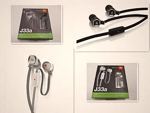 Neu JBL J33a Premium In-Ear Kopfhörer mit Mikrofon & Fernbedienung für Android