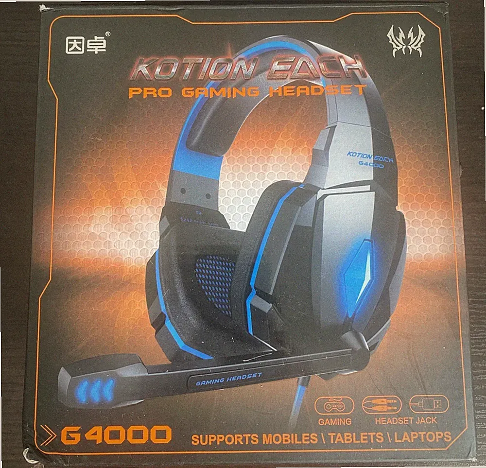 NEU-Kotion Each Pro Gaming Headset G4000- Headset für Smartphone| Tablet| Laptop