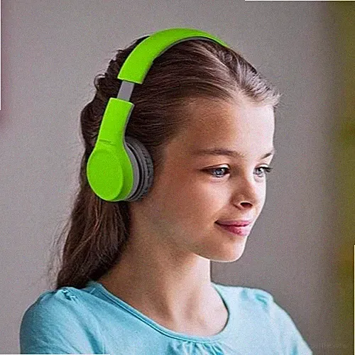 NEU Over Ear Stereo Headset Bluetooth USB faltbar für Kinder Hausaufgaben Musik