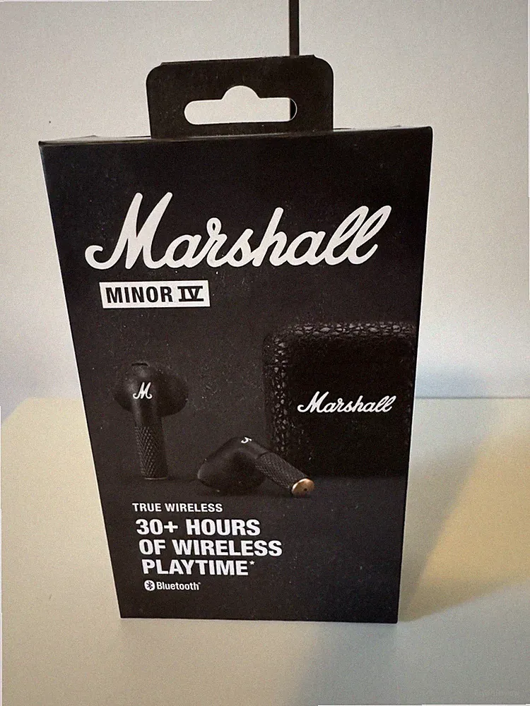NEU und OVP Marshall Minor IV Bluetooth-Kopfhörer, In-Ear, Kabellos, Schwarz