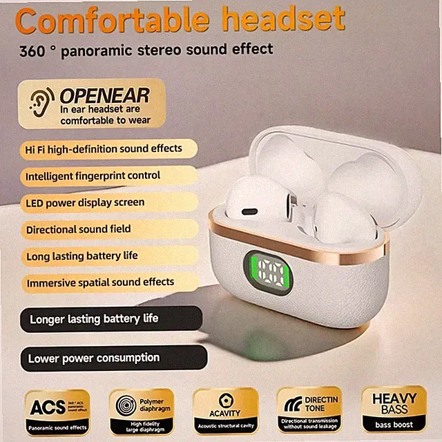 Neue Senyang True Wireless Bluetooth Halb In Ohr Kopfhörer HiFi Stereo Billig24