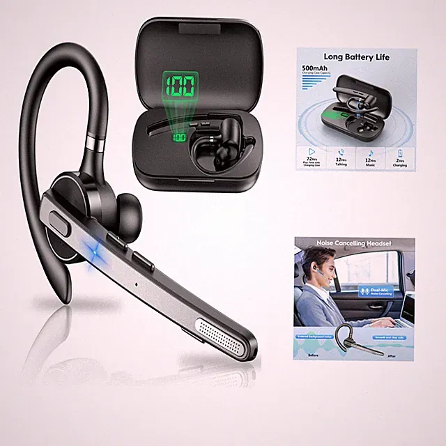 New Bee Bluetooth Headset M53 72 Std Akku 5 Bluetooth Technologie CVC 8 Dual