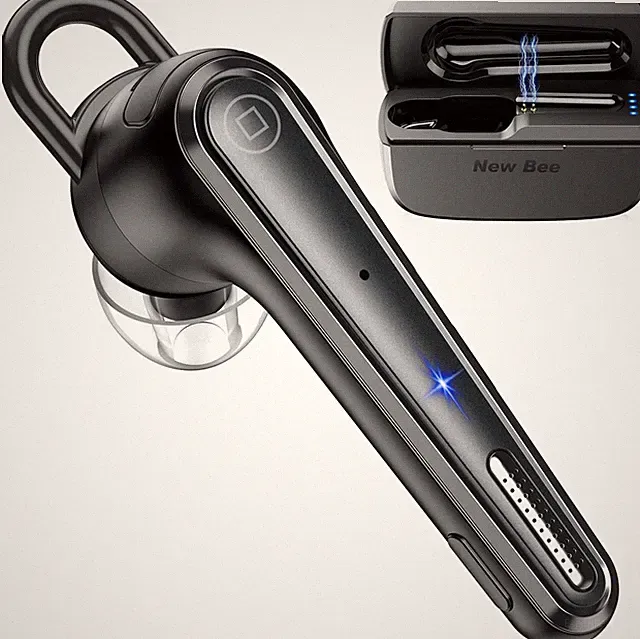 New bee Bluetooth Headset Ultraleicht Wireless Freisprech Headset V5.1, CVC 8.0