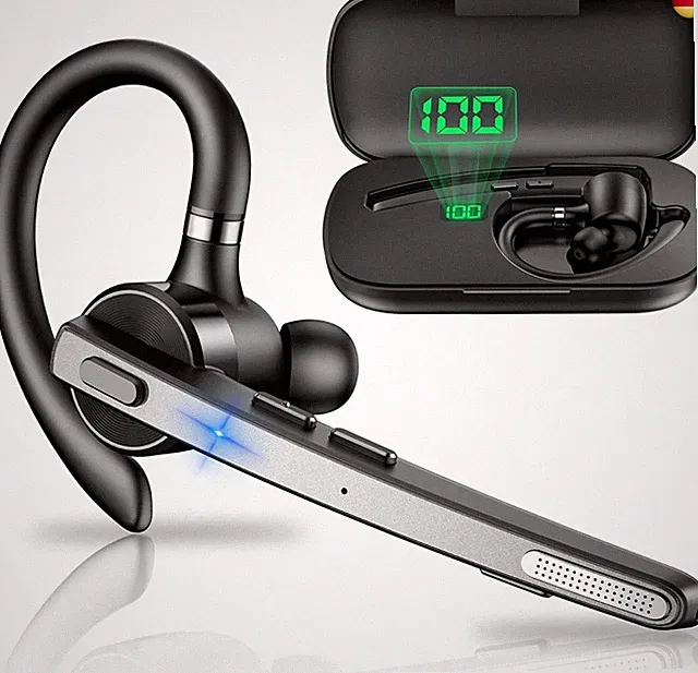 New Bee Bluetooth Headset, V5.1 Wireless Freisprech Headset mit 72h Spielzeit