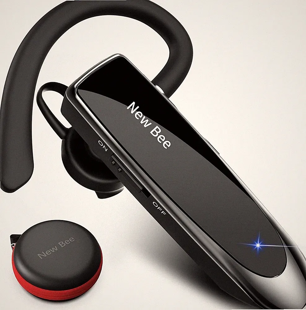 New Bee Bluetooth Kopfhörer Wireless Headset iPhone Samsung Freisprech Mikrofon