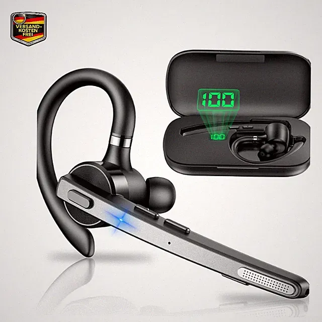 New Bee M53 Bluetooth Headset mit 72h Spielzeit, Dual-Mikrofon, Typ-C, 500 mAh