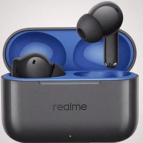 NEW realme T200 BluetoothHeadphones 40-Hour USB-C Fast Charging IPX4 Mystic Grey