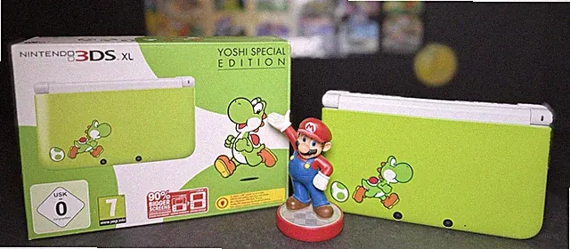 NINTENDO 3DS XL YOSHI SPECIAL EDITION IN OVP || MEGA RAR HANDHELD GAMING