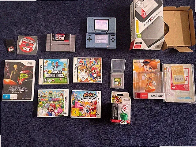 Nintendo Konvolut - Sammlungsauflösung - Mario - DS - Kirby - Amiibo - Spiele