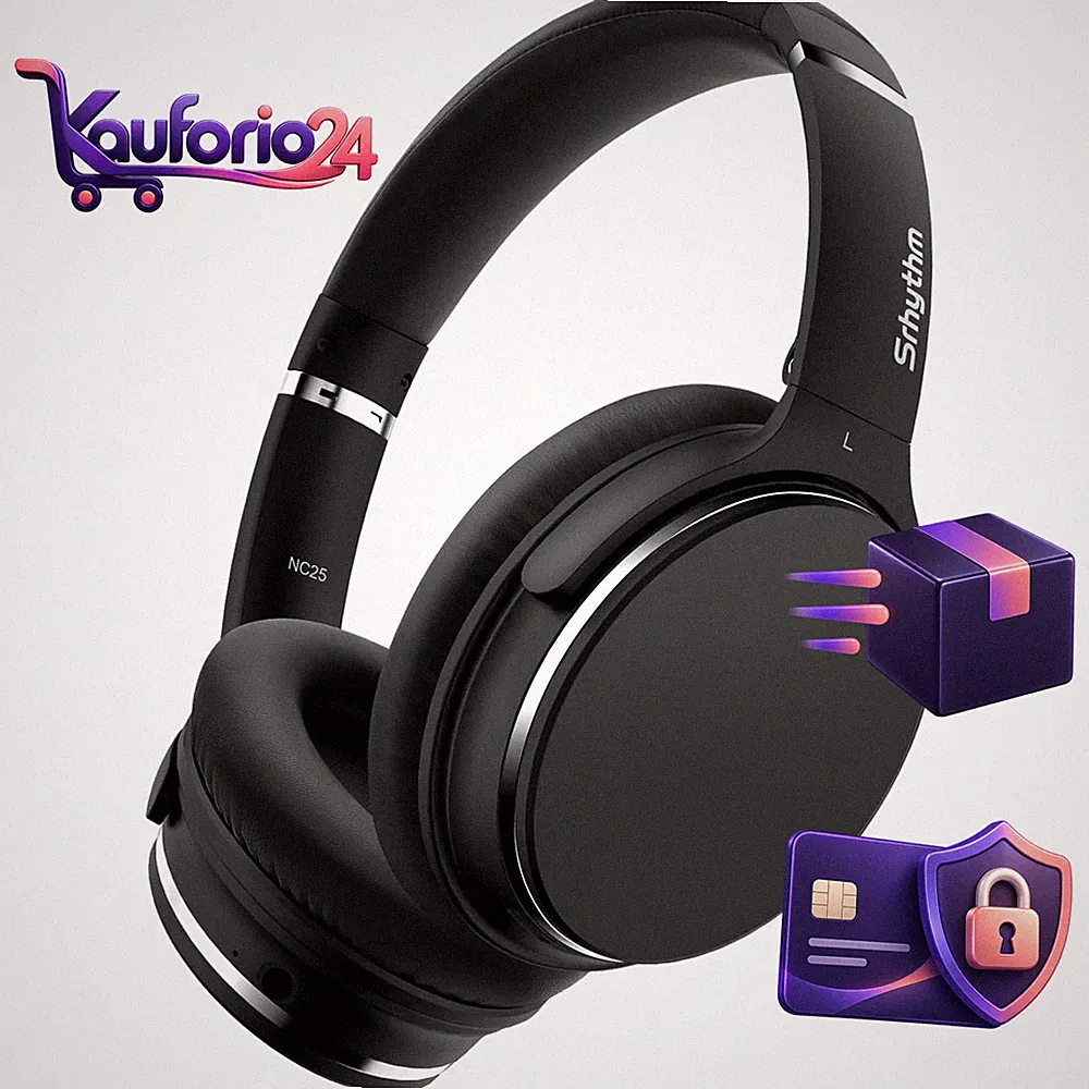 Noise Cancelling Kopfhörer Over Ear Bluetooth Faltbar mit HiFi Tiefer Bass 40mm