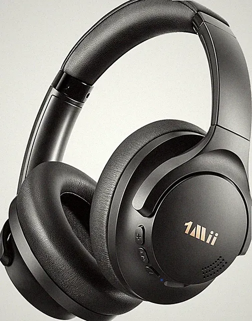 Noise Cancelling Kopfhörer Over-Ear Bluetooth Schwarz 100h Spielzeit Hi-Res