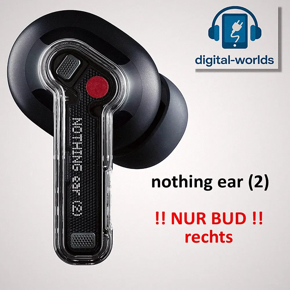NOTHING Ear (2), In-ear Kopfhörer - schwarz +++ NUR BUD RECHTS - AKZEPTABEL+++