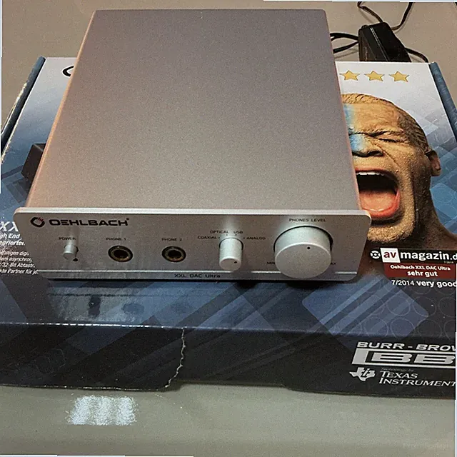 Oehlbach XXL DAC Ultra USB-DAC Kopfhörerverstärker 32 Bit/384kHz mit OVP