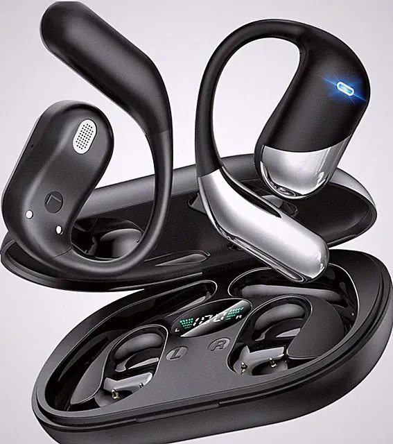 Offene Ohr Kabellose Ohrhörer, Sport Bluetooth Kopfhörer mit Echtzeitübersetz...