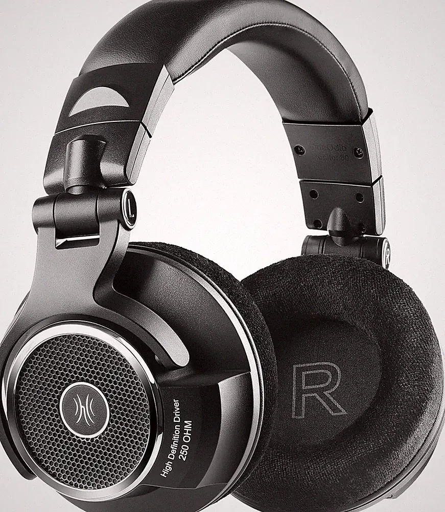 offener Studio Kopfhörer mit Kabel Over-Ear mit 250 Ohm, Monitor 80 Head