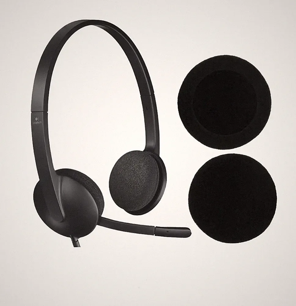Ohrkissen Ohrpolster Schaumstoff Kopfhörer Sony Sennheiser Logitech Koss 55 mm