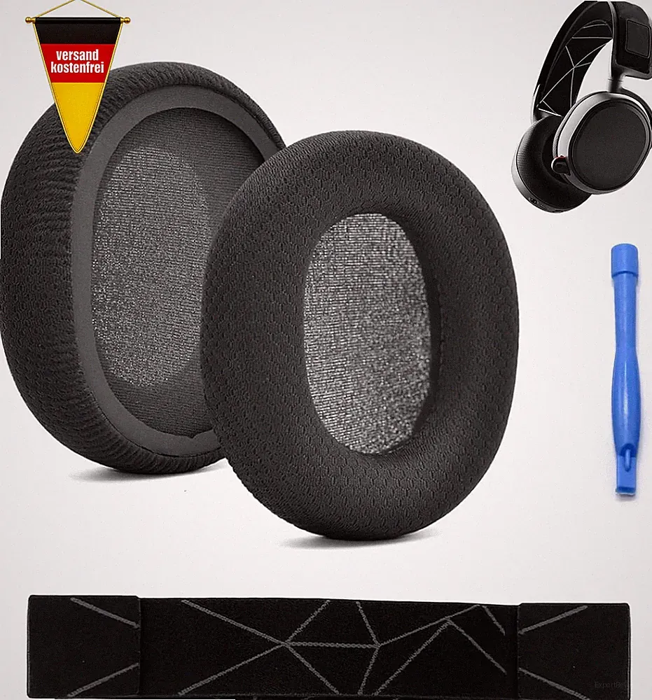 Ohrpolster für Gaming Kopfhörer kompatibel mit Steelseries Arctis 1 3 5 7 PRO