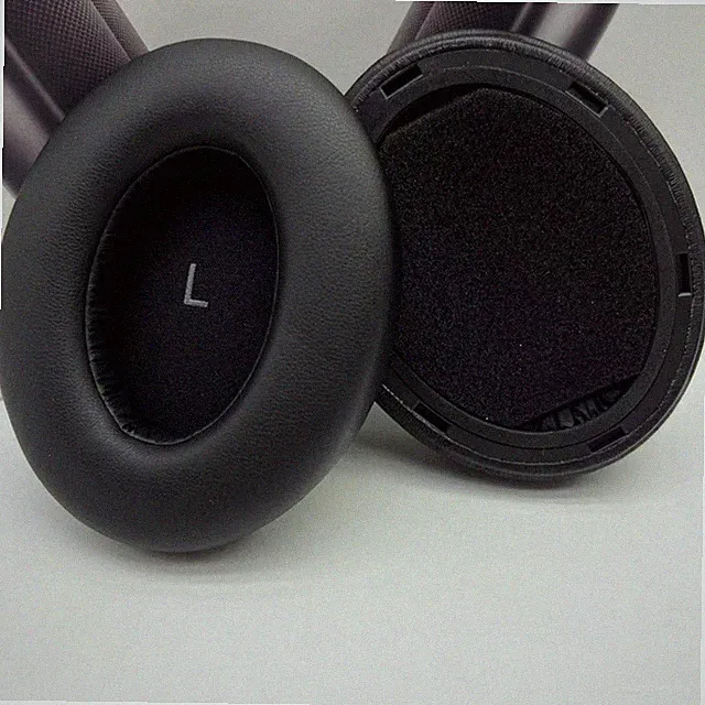 Ohrpolster für Sennheiser Momentum 4 / 5 Over Ear Kunstleder Schwarz Einrastring