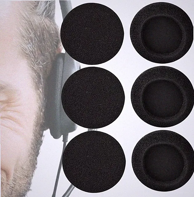 Ohrpolster Set für Kopfhörer 50 mm Ersatzteile für Musik, Filme, Gaming