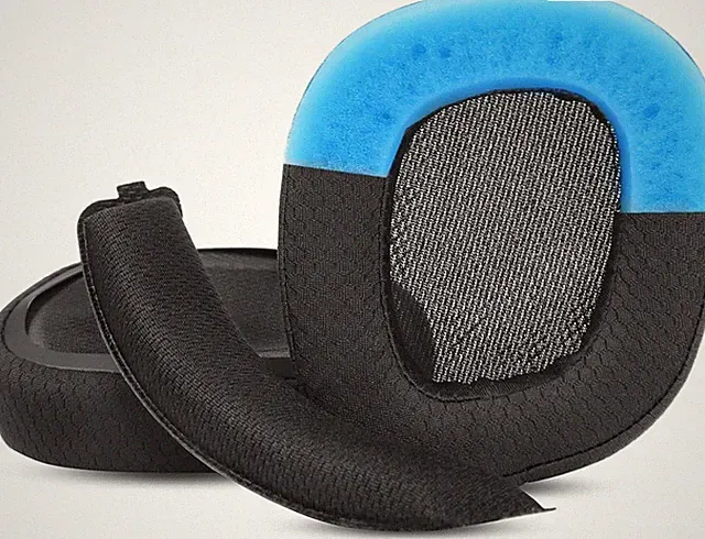 Ohrpolster & Stirnband Set für Logitech G935 G635 G933 G633 - Schaumstoff