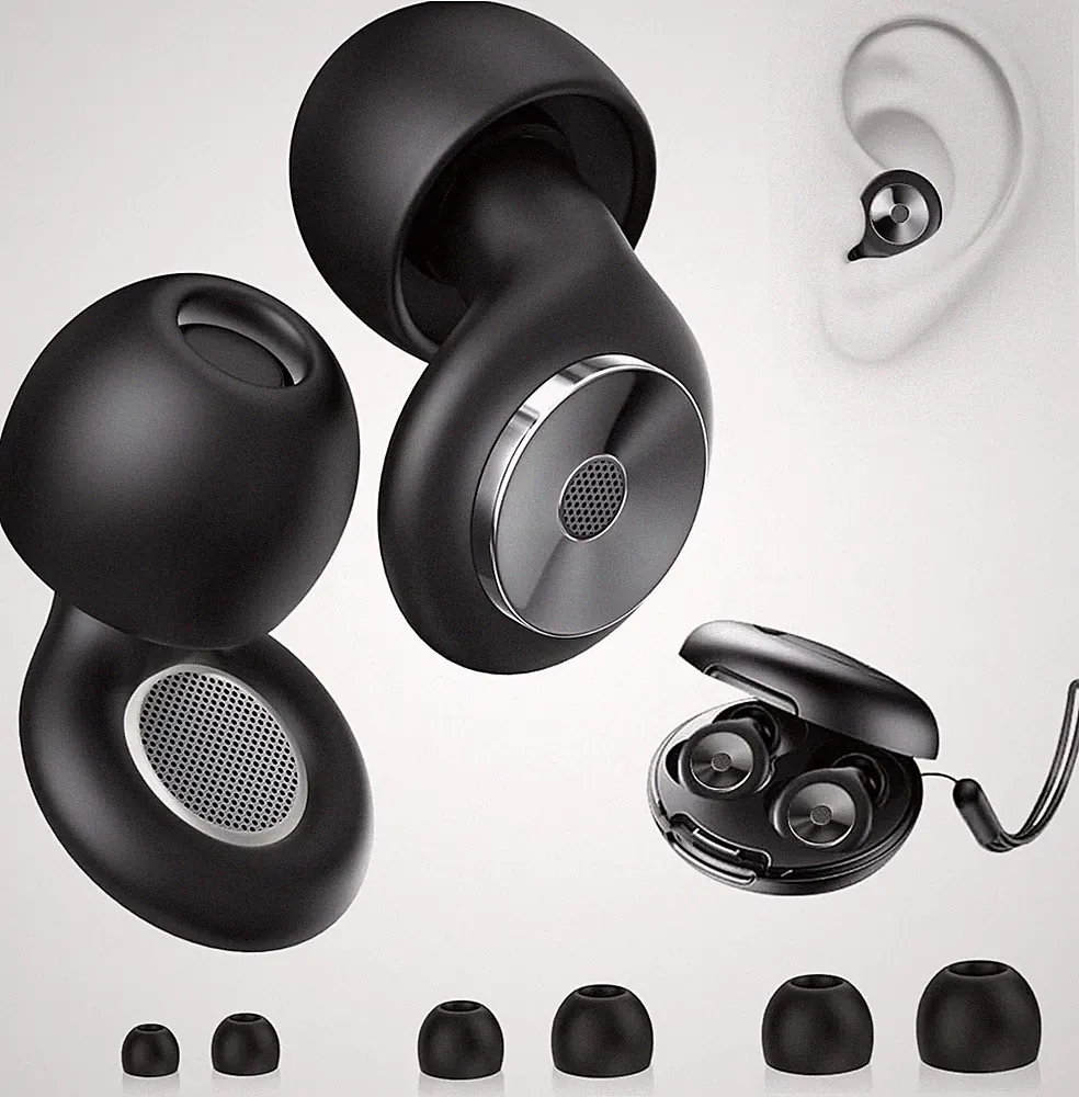 Ohrstöpsel zum Schlafen Set - Wiederverwendbare Noise Cancelling Earplugs mit Tr