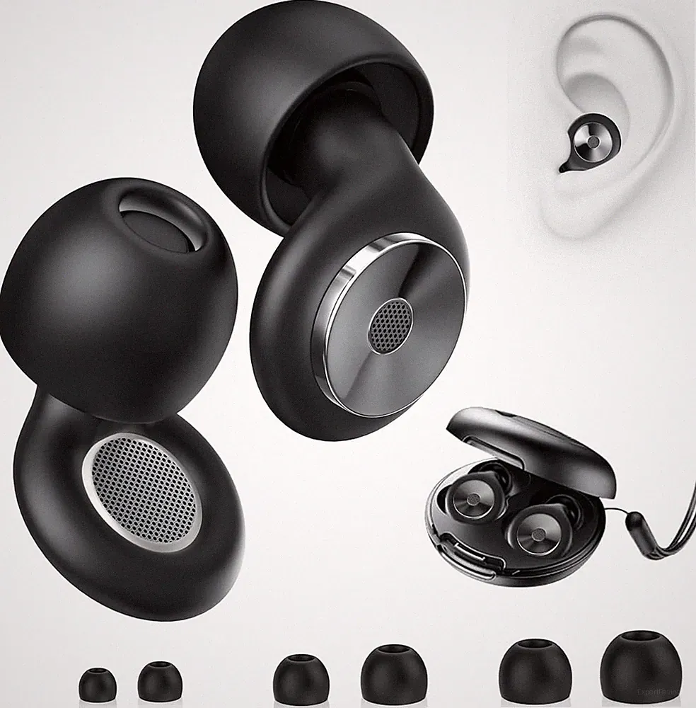Ohrstöpsel zum Schlafen Set - Wiederverwendbare Noise Cancelling Earplugs mit Tr