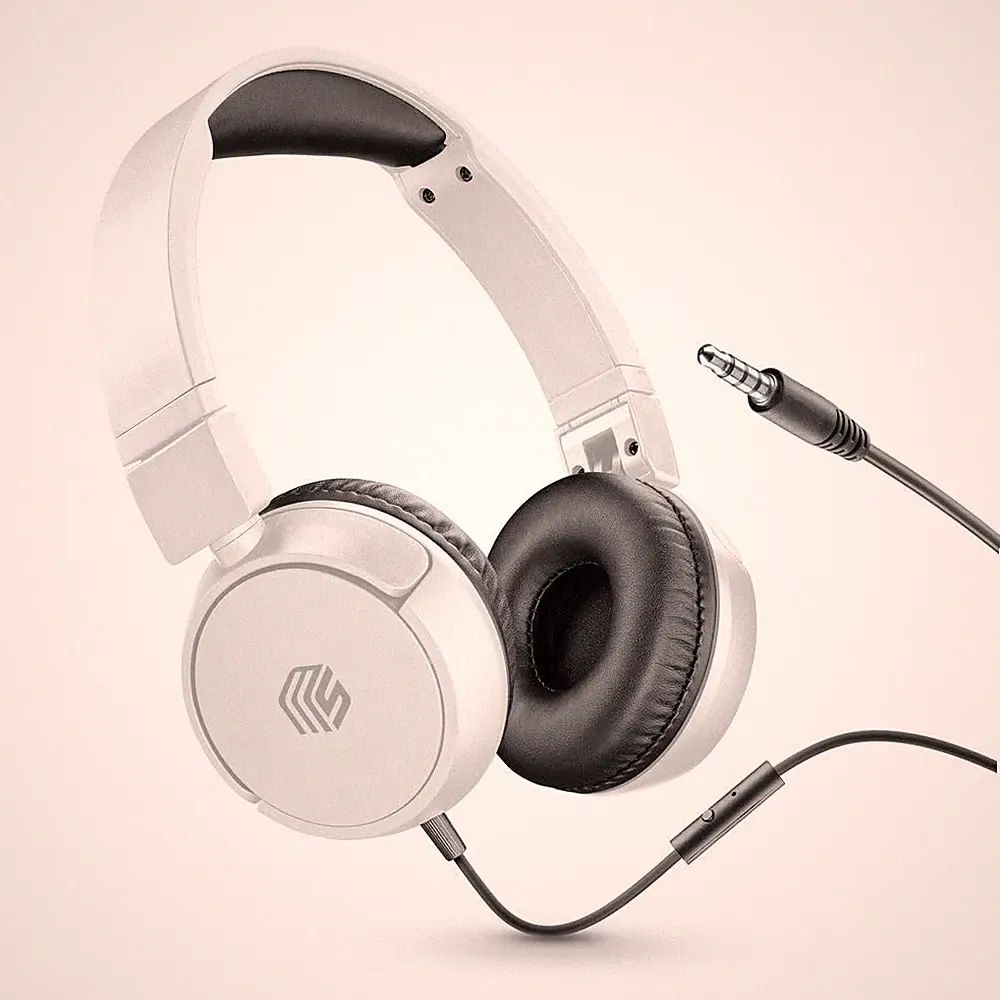On Ear Bügelkopfhörer mit Kabel Faltbarer Kopfbügel Basic Kopfhörer ✅