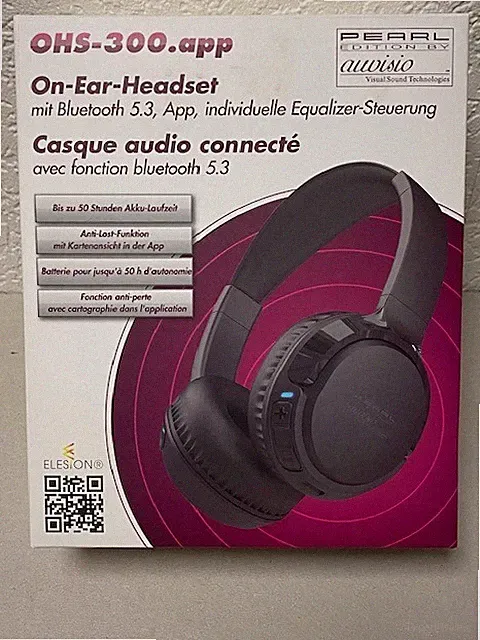 On-Ear-Headset Kopfhörer OHS-300.app Bluetooth 5.3 Equalizer-Steuerung -sehr gut