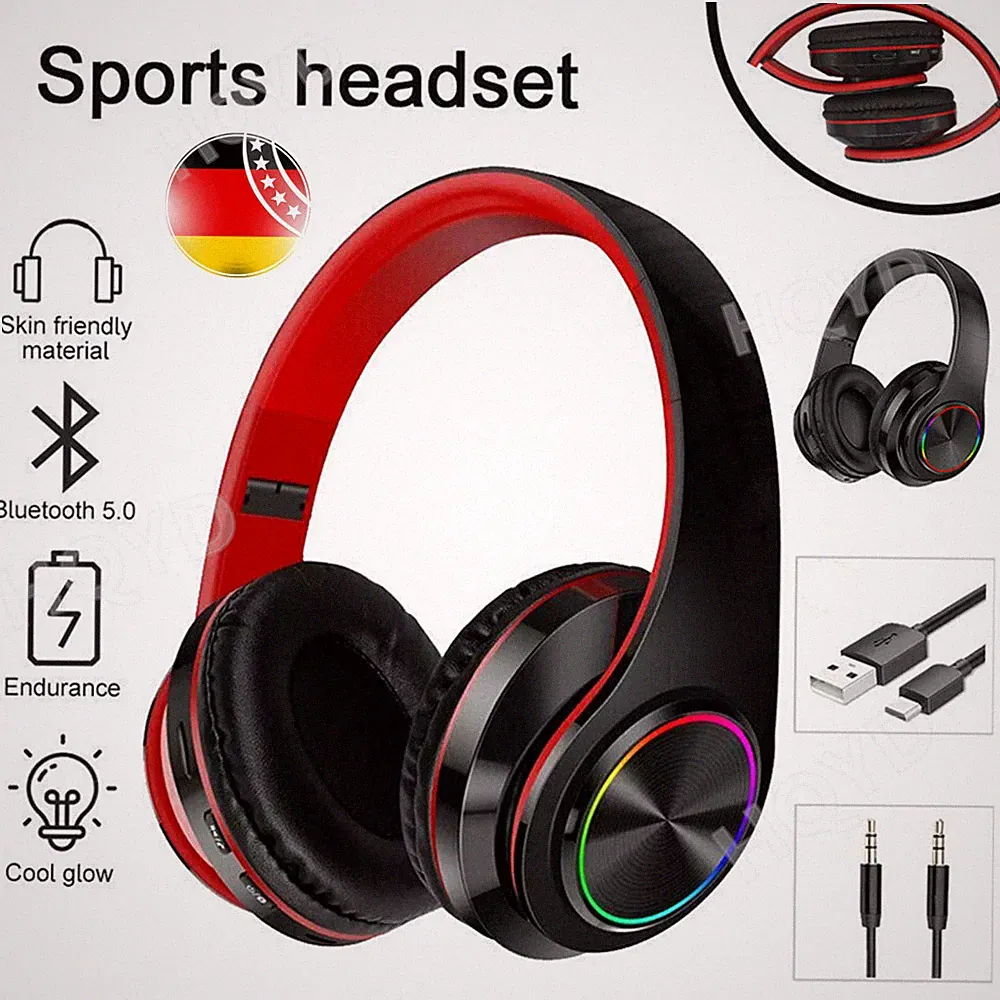 On Ear Kopfhörer Bluetooth 5.0 Kabellos Faltbare Stereo Bass Kopfhorer Kabellos
