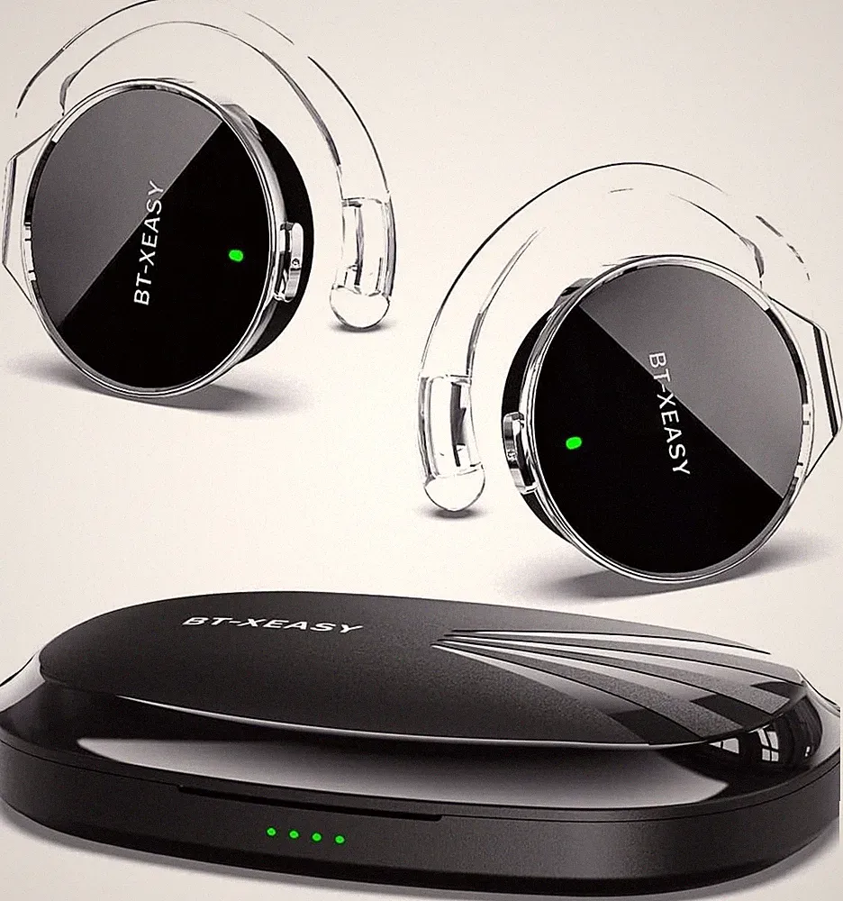 On Ear Kopfhörer Mit Mikrofon Open Ear Kopfhörer 52hrs Bluetooth 5.4 Wireless O