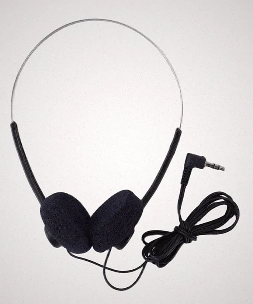 On Ear Stereo Kopfhörer Slight II 1,2m Kabel 3,5 mm Klinkenstecker Schwarz