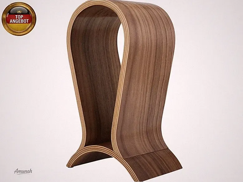 ONEGenug Kopfhörerständer Holz, Kopfhörer Halter Headset Halterung Gaming He