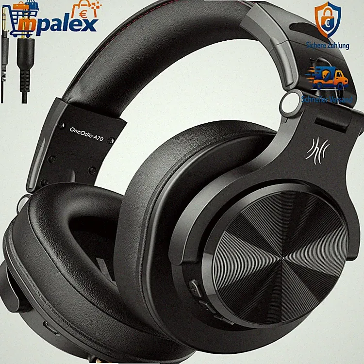 OneOdio A70 Bluetooth Kopfhörer Over Ear 72 Std HiFi Stereo Kabellos 6