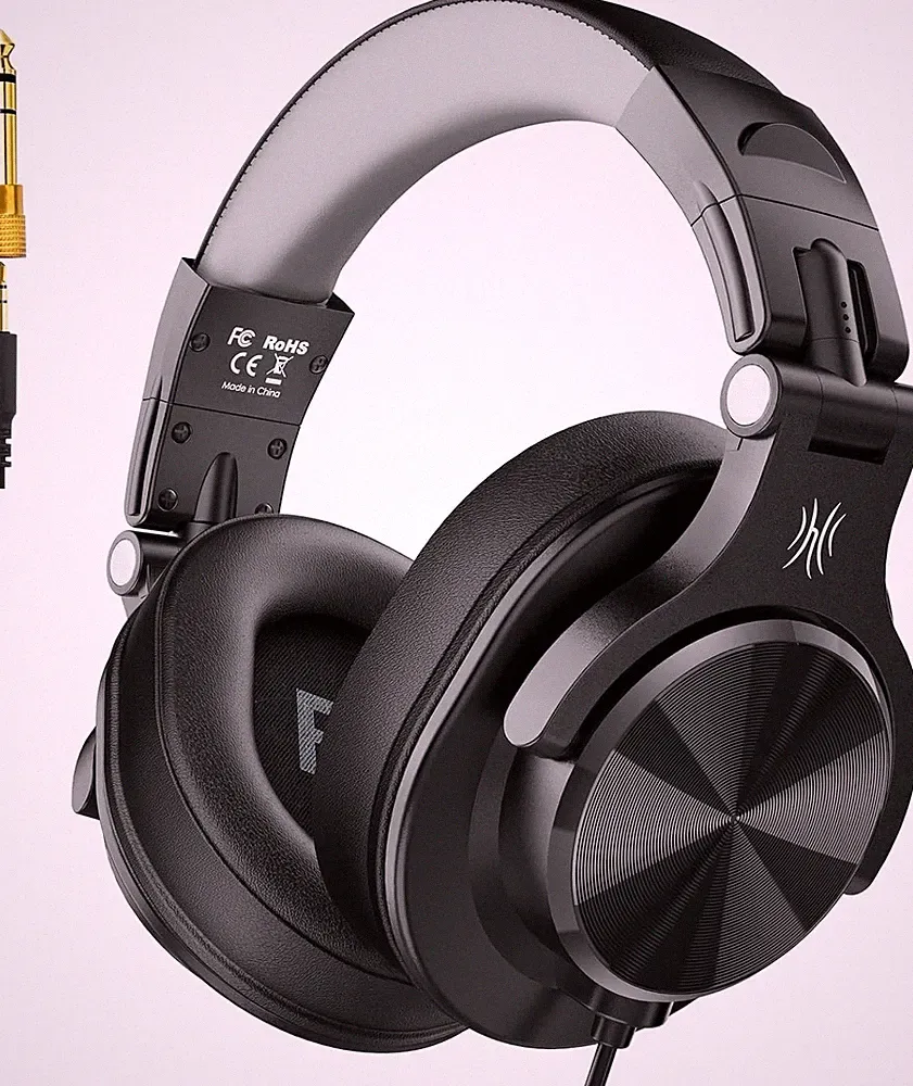 OneOdio A71D Over-Ear Kopfhörer, Studio Monitor Kopfhörer mit Kabel, Hi-Res