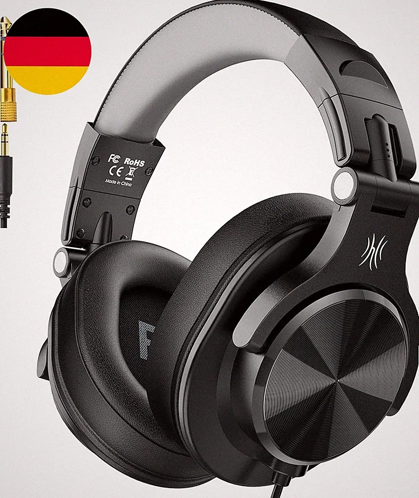 Oneodio A71D Over-Ear Kopfhörer, Studio Monitor Kopfhörer Mit Kabel, Hi-Res Audi
