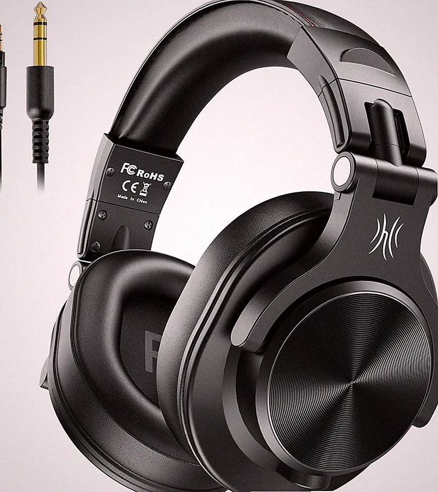OneOdio DJ Kopfhörer Over Ear mit Kabel, 40mm Treiber, 6