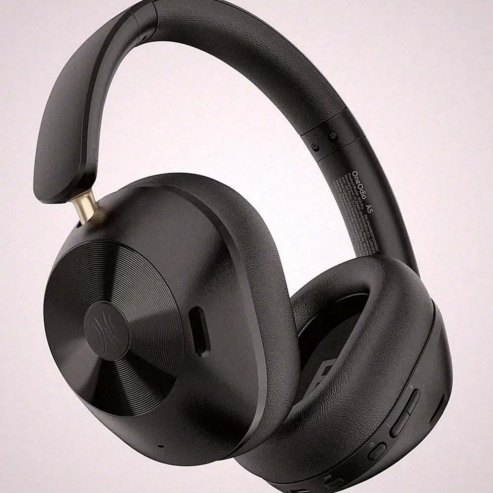 OneOdio Over Ear Kopfhörer Bluetooth® Schwarz Noise Cancelling Handy