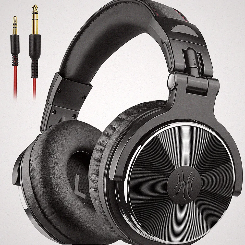 OneOdio Over-Ear-Kopfhörer in Schwarz mit Share-Port-Mikrofon